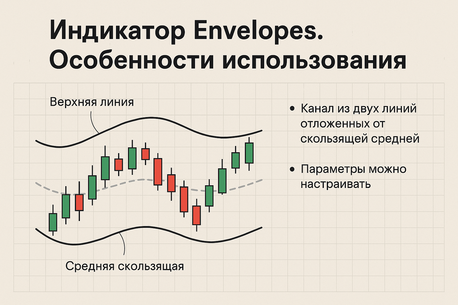 Форекс-индикатор Envelopes: особенности и сигналы